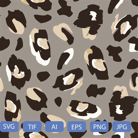 Modern Leopard Seamless Pattern, Leopard Spots Pattern, Exotic Cat Fur ...