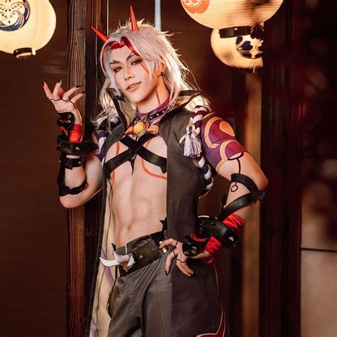 Genshin Impact Arataki Itto Cosplay Costume in 2022 | Cosplay costumes ...