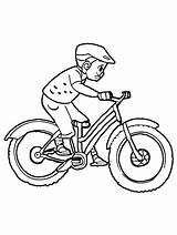 Bike Riding Coloring Page · Creative Fabrica sketch template