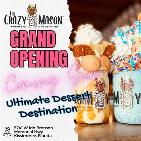 The Crazy Mason Milkshake Bar bringing crazy mason jar treats to ...