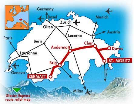 the glacier express switzerland route - Google Search | Switzerland travel, Christmas travel ...