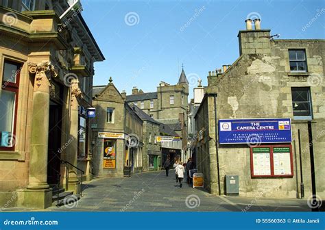 Commercial Street, Lerwick, Shetland Editorial Stock Photo - Image of ...