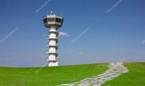 Radar tower airport communication — Stock Photo © tlovely #54369735