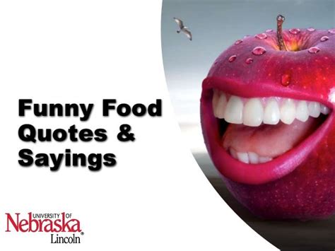 Funny Food Sayings and Quotes