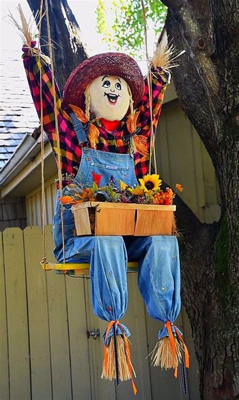 Scarecrows in 2020 | Fall yard decor, Fall halloween decor, Fall outdoor decor