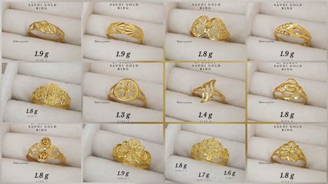 Stunning Saudi Gold Ring Designs