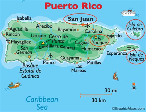 Vieques Puerto Rico Map