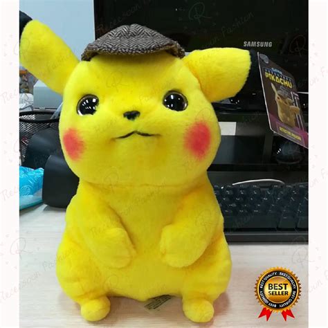 Detective Pikachu Plush - fasrcircles