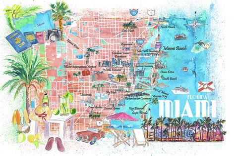 Map Of Florida Cities Near Miami - Dannie Elisabeth