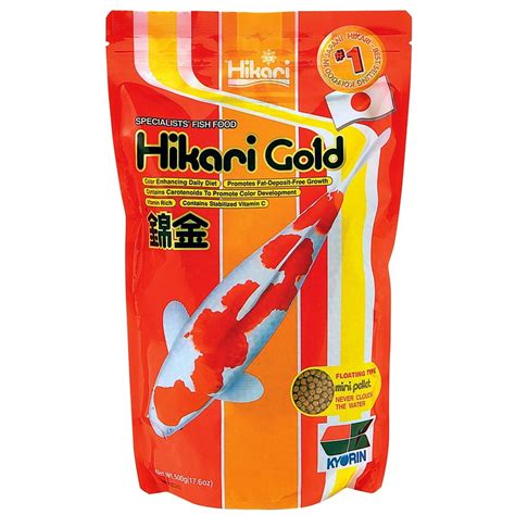 Hikari Gold Koi Medium Pellet Fish Food, 17.6 Oz - Walmart.com - Walmart.com