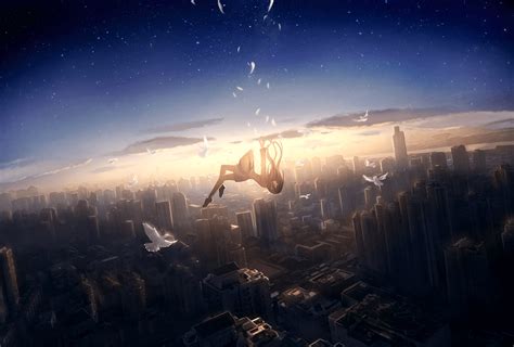 Falling Anime Wallpapers - Top Free Falling Anime Backgrounds - WallpaperAccess