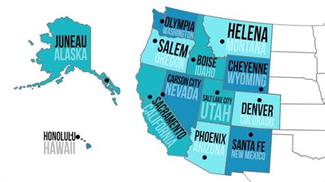 States And Capitals Map Quizlet