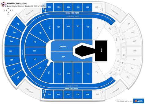 Desert Diamond Arena Seating Chart - RateYourSeats.com