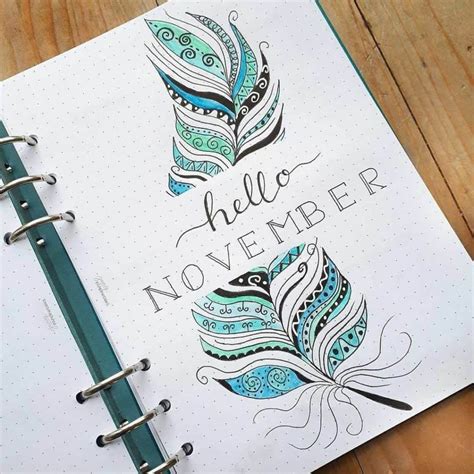 60+ Beautiful Bullet Journal Cover Page Ideas for Every Month of the Year