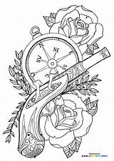 Tattoos  Adult coloring pages Free And Easy Printable Or Download sketch template