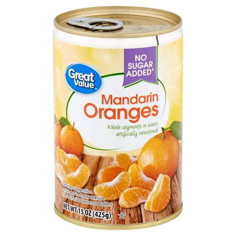 Great Value Mandarin Oranges, 15 Oz - Walmart.com - Walmart.com