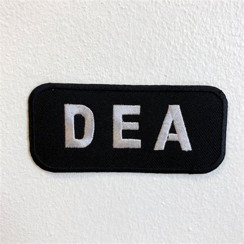 DEA Badge Logo Movies Iron Sew on Embroidered Patch | Etsy