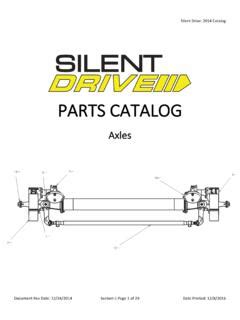 PARTS CATALOG - Silent Drive by Dexter / parts-catalog-silent-drive-by-dexter.pdf / PDF4PRO