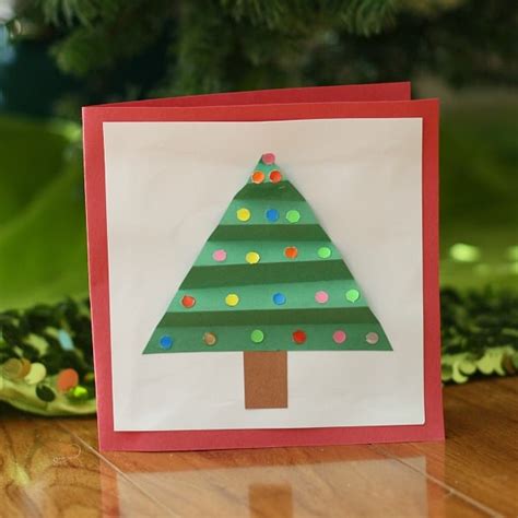 Christmas Crafts for Kids: Homemade Christmas Card - Buggy and Buddy