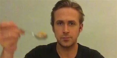 Ryan Gosling Eats His Cereal As A Touching Tribute To Meme's Creator | HuffPost