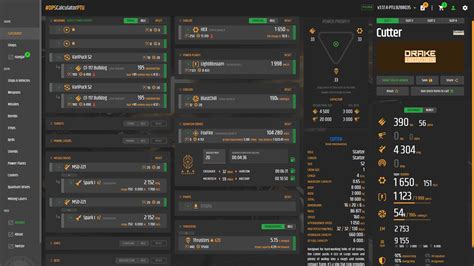 Drake Cutter loadout from Erkul. : r/starcitizen