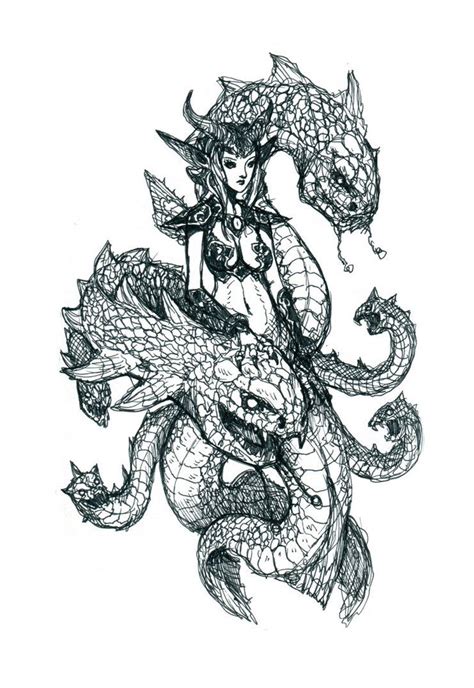 Day 1. Scylla by Wen-M.deviantart.com on @DeviantArt | Monster tattoo ...