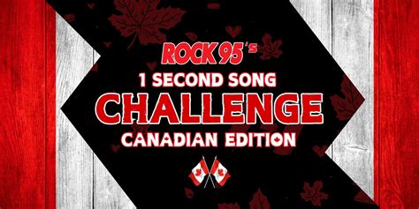 Special CANADA DAY 1-Second Song Challenge With The Rock 95 Morning Crew | Rock 95