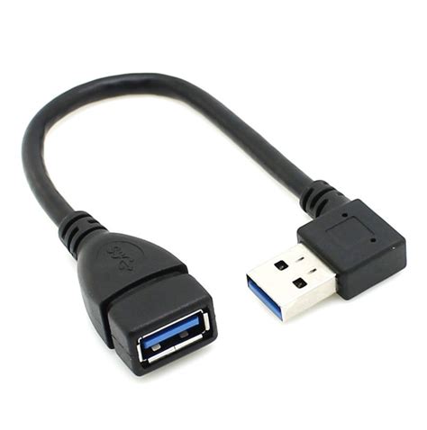 USB 3.0 Extension Cable - Right Angle - modDIY.com