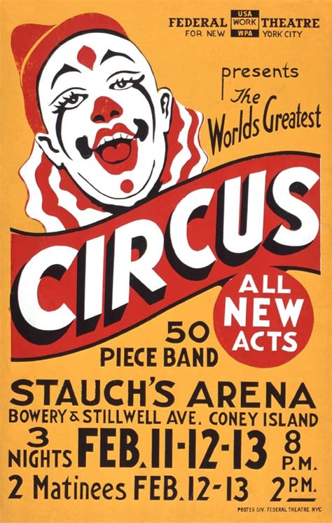 Free Vintage Circus Posters Page 2