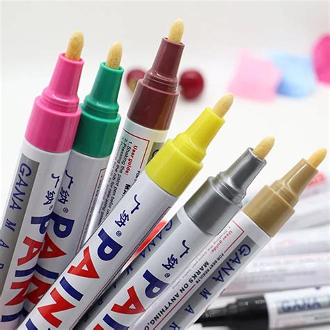 Car Window Paint Pens : 4 Colors Waterproof Car Paint Pen Scratch ...