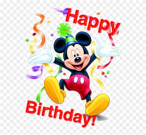 Mickey Mouse Happy Birthday Clip Art