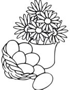 Vase of Flowers coloring page | Free Printable Coloring Pages