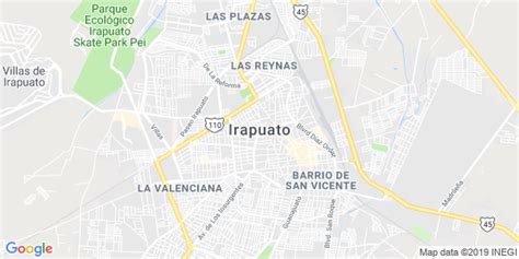 Mapa de Irapuato, Guanajuato - Mapa de Mexico