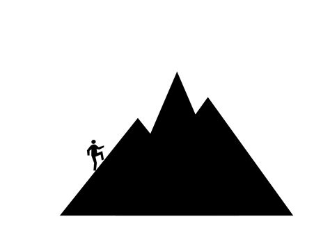 climb mountains - Clip Art Library