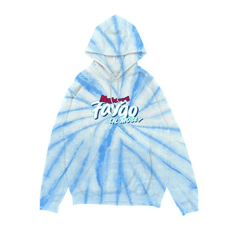 Lil Mosey Limited Edition Blue Tye Dye Hoodie