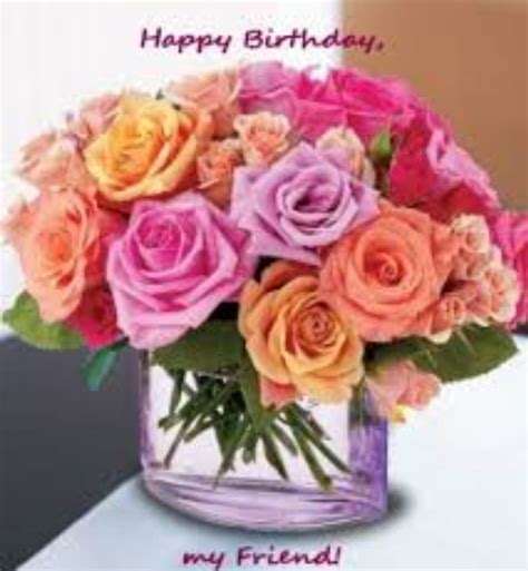 Pin by clover meadows on Sending Love & Happy Greetings | Happy birthday flower, Happy birthday ...