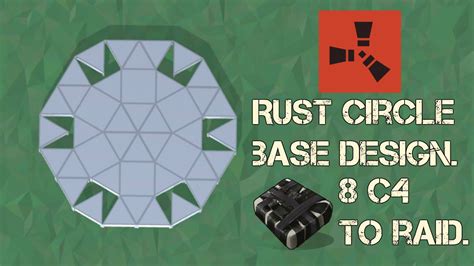 Rust | 7.2 k stone | circle base design. | Solo/duo base | 8 c4 to raid. : r/fortify