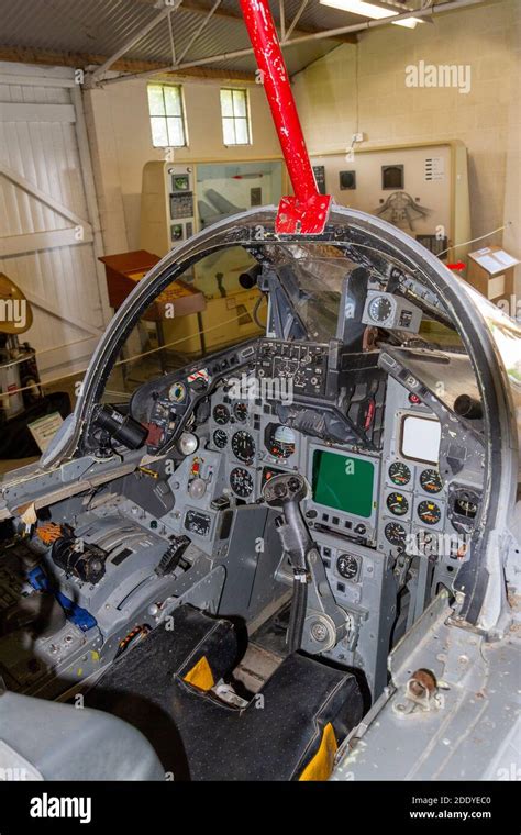 Cockpit inside a Tornado F3 mission simulator, Thorpe Camp Visitor ...