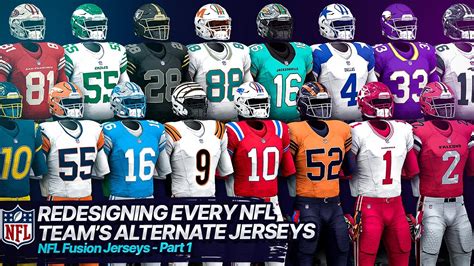 Redesigning Every NFL Teams' Alternate Jerseys - NFL Fusion Jerseys ...