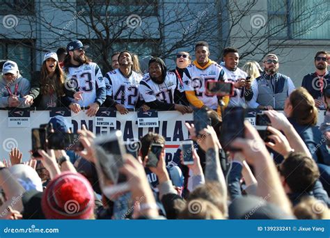 New England Patriots 53th Super Bowl Championship Parade in Boston on Feb. 5, 2019 Editorial ...