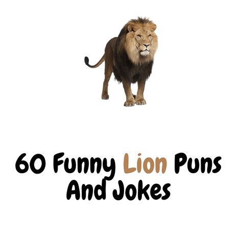 60+ Funny Lion Puns And Jokes: Roar with Laughter - Funniest Puns