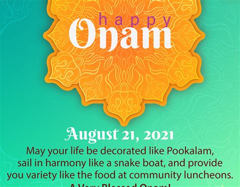 Onam 2021 Greeting card :: Behance