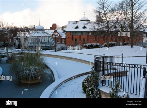 Norwich Castle Gardens - Around Norwich in Norfolk in the Uk Snowfall ...