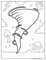 20 Tornado Coloring Pages Free PDF Printables sketch template