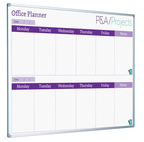 Custom Printed 2 Weekly Office Planner Whiteboard | Custom printed ...