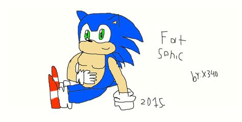 Sonic The Fat by Superx340 on DeviantArt