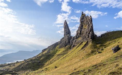 The Old Man of Storr on the Isle of Skye during Sunrise Stock Photo - Image of outdoor, island ...