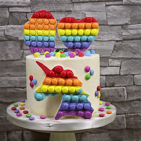 Pop It Cake - Decorated Cake by Delicious Sparkly Cakes - CakesDecor