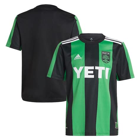 Youth Austin FC adidas Black 2021 Primary Replica Jersey