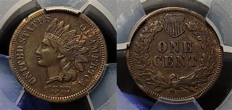 1877 Indian Head Penny Value: are "No" Mint Mark Worth Money?